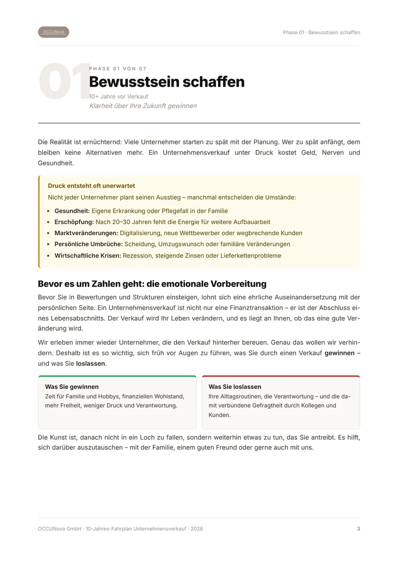 10-Jahres-Fahrplan — Vorschauseite 3