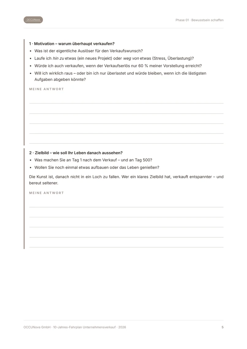 10-Jahres-Fahrplan — Vorschauseite 5